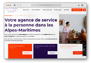 Réalisation site web Fee A Dom - Services à la personne Alpes-Maritime